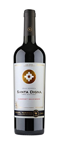 Santa Digna Cabernet Sauvignon, Vino Tinto, 6 botellas de 75 cl - Total: 450 cl