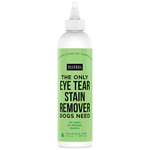 Eliminador de manchas de ojos de perro - Reduce las manchas de ojos y boca - no requiere digestión - Fórmula natural es ideal para abrigos de colores claros - 8 fl oz (236 ml)