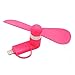 Produktbild KIOio Mini-Fan iPhone/IPad/Android-Smartphone/Tablet USB-Portlüfter (Farbe : Pink)