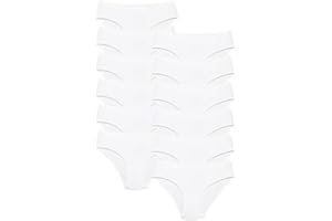 ALYA UNDERWEAR Mädchen-Slip, Kinder-Slip aus Baumwolle, weicher und bequemer Mädchen Höschen, Packung mit, 10 Stück