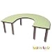 Desk Kidz - U-Shaped - 150 x 120 cm, different colours and sizes