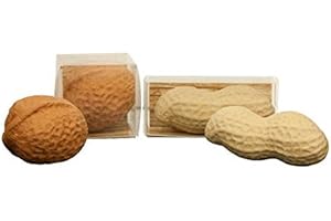 Trendhaus Jumbo Radierer Erdnuss oder Walnuss- 2-fach sortiert