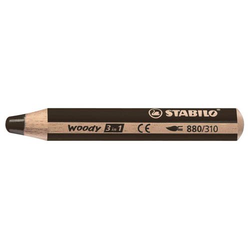 Preisvergleich Produktbild Stabilo Woody, 5 Stk., schwarz