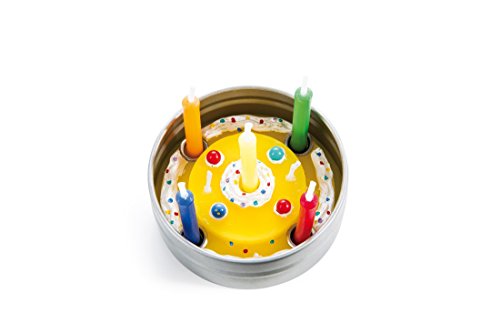 Donkey Kerze in Blechdeckeldose, Happy Birthday, 220451 - 2