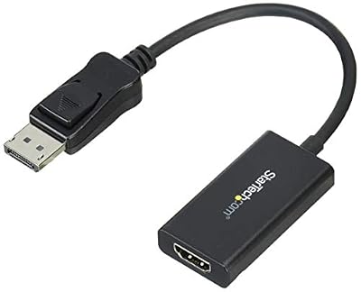 StarTech Adaptateur DisplayPort vers HDMI avec HDR - 4K 60Hz - Noir - Convertisseur DP vers HDMI