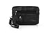 Produktbild ECHTLEDER Herrentasche Gelenktasche Umhängetasche Tasche schwarz 09139 Maße: ca. 22x14x8 cm