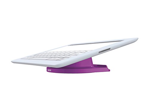 Leitz, Drehbarer Tischständer für iPad/Tablet, Hoch- oder Querformat, Complete, 62741062, metallic violett - 3