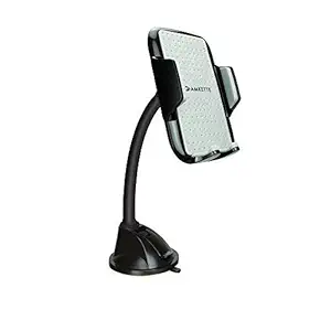 Amkette Flexi M45 Flexible Car Mobile Holder(Car Mount) for Car Windscreen, Car Dashboard and Table Desk with 360 Degree Rotation with 6 Months Warranty-(Blue and Black)