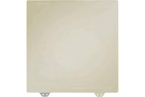 Toaiot 3D Printer Steel Spring Sheet 235x235mm/9.2x9.2 inch Only Build Plate with PEI No Magnetic Base Surface Platform for Ender 3/ Pro/Ender 3X Hotbed Parts