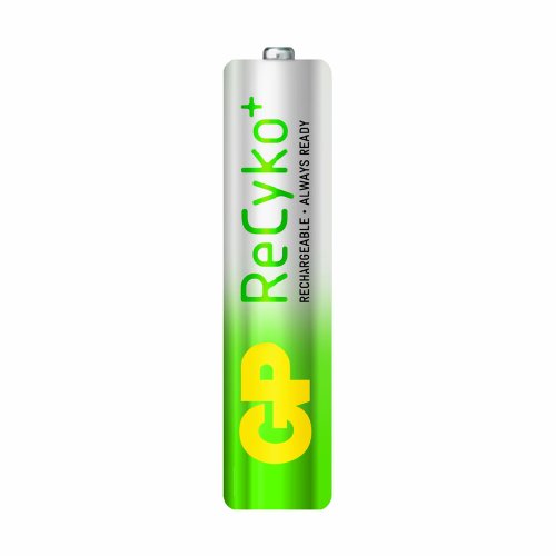 GP ReCyko+ Akku, AAA, NiMH, Micro, 4er Blister, 800 mAh, Vor-aufgeladene Akkus mit extrem geringer Selbstentladung, Sonderaktion - 2