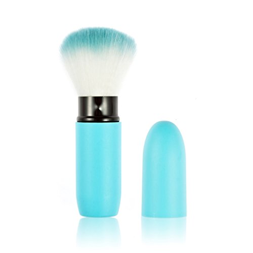 TimeSong Super Density Soft Makeup Cosmetic Facial Adjustable/ Blusher/ Concealer Brush ( Blue)