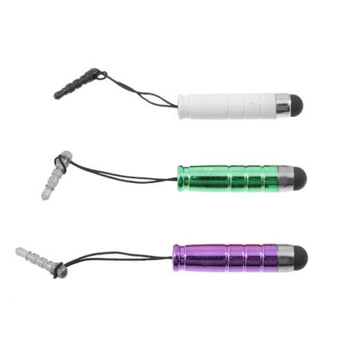 SODIAL(WZ.) 3 x Universaler Touchscreen Mini Stift Eingabestift mit 3.5mm Adapter-Stecker fuer Kindle Fire, Touch, Motorola Xoom Android, Samsung Galaxy Tab 7 Zoll, 10,1 Zoll, HP TouchPad, Vizio 8-Zoll-wifi, Asus Eee Pad Transformer, Apple iPad, Acer Iconia Tab A500, W500, Blackberry Playbook, Toshiba Thrive, Skytex Skypad Alpha , Dell Strak 7, Viewsonic gTablet, Lenovo Ideapad K1, Coby Kyros 8-Zoll-Tablet