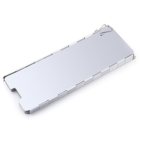 OUNONA Outdoor Aluminium Windschutz für Camping Picknick - 3