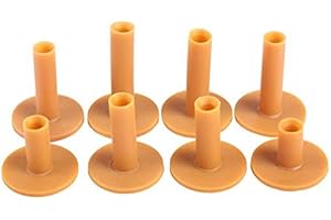 Guangcailun 8 / pcs Set de Formation Pratique Mat T Balle de Golf en Caoutchouc T Porte d'extérieur Balle de Golf Sports Accessoires