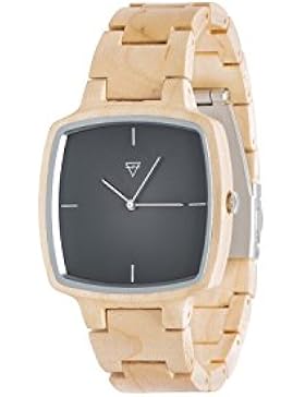 Kerbholz Herren-Armbanduhr Hans Analog Quarz Holz 0612524230988