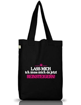 Shirtstreet24, Reinsteigern, Prinzessin Jutebeutel Stoff Tasche Earth Positive (ONE SIZE)