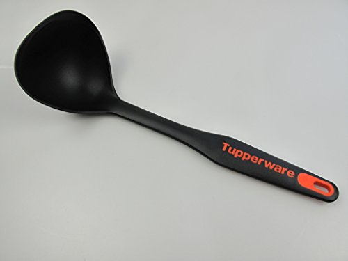 TUPPERWARE Griffbereit Schöpflöffel schwarz-orange D164 Löffel TOP-Schöpflöffel 8761