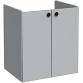 VitrA Shift T20 81003 Sink Cabinet with Lid, Ash Grey, 60 cm