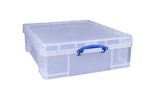 Really Useful Boxes 70L caja y cesta de almacenaje - cajas y cestas de almacenaje (Storage box, Transparente, -15-80 °C, Polipropileno (PP), Monótono, Rectangular)