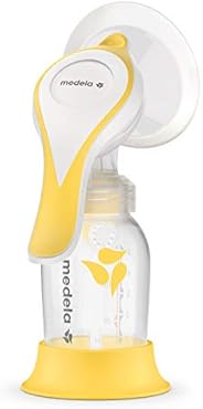 Medela Harmony Flex Breast Pump, Manual Silicone Pump for Nursing & Breastfeeding, Single Pump, 15