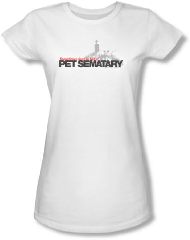 Pet Sematary - Womens Logo T-Shirt In White, XX-Large, White