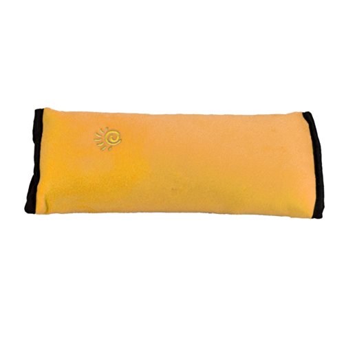 Child Kids Toddler Car Auto Seat Belt Shoulder Pad Cover Head Neck Support (Yellow)