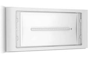 LINERGY Lampada d'emergenza LED SELFIE da parete ad incasso 11W IP42 - SI11N20EBI