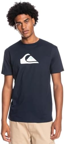 Quiksilver - Comp Logo Tshirt per Uomo - Navy Blazer - M