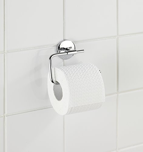 Wenko 22171100 Kuba Toilettenpapierrollenhalter ohne Deckel, Zinkdruckguss, chrom, 4 x 13,5 x 9,5 cm - 4