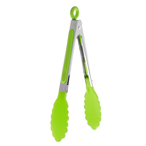 spécification Cuisson des Aliments Servant des Pinces Barbecue en Acier Inoxydable poignée ustensile 1PC en Silicone