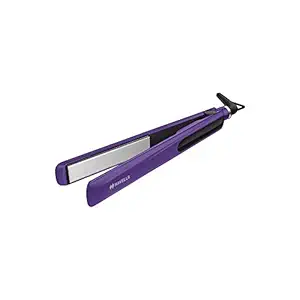 Havells HS4101 Ceramic Plates Fast Heat up Hair Straightener, Straightens & Curls, Suitable for all Hair Types; Worldwide voltage compatible (Purple)