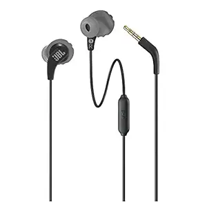 (CERTIFIED REFURBISHED) JBL Endurance Run Sweat-Proof Sports in-Ear Headphones with One-Button Remote and Microphone (Black)