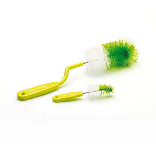 Thermobaby Game Bib Rotating Brush + têt Green