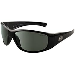 Dirty Dog Wolf polarizadas para gafas de sol brillante pequeño negro 53512