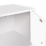 Regal Kinderregal Treppenregal Raumteiler Stufenregal Bücherregal Standregal Weiß - 3