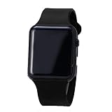 Dadiku 1 Stü Mode Digitalanzeige Rechteck Paar Sport Elektronische Uhr Armbanduhren
