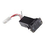 LED-Licht Farbe: Rot (Thermometer) + Blau (Voltmeter)