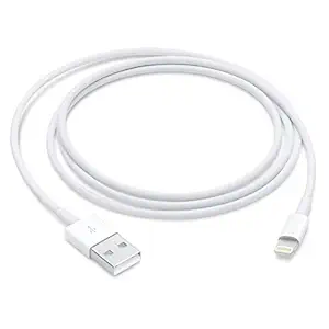 techub Fast Charging Cable for iPhone 5/5s6/6s/7/7+/8/8+/10/X/XS/XR/11/11Pro, iPad Air, iPad Mini, iPod Nano and iPod Touch (White)