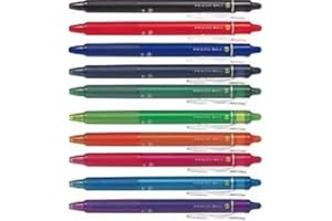 Pilot FriXion Ball Clicker (Knock Retractable Gel Ink Pen) - 0,7 mm - 10 kolorów zestaw różnych (wszystkie 10 kolorów)