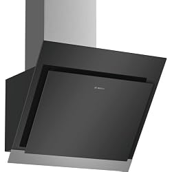 Bosch Dwk67hm60 hotte de cuisine/Série 4 mural / 60 cm/incliné-design-alimentaire/noir. noir