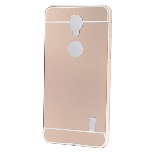 Funda Espejo Aluminio Metal Carcasa para Huawei Y635 Color Rosado