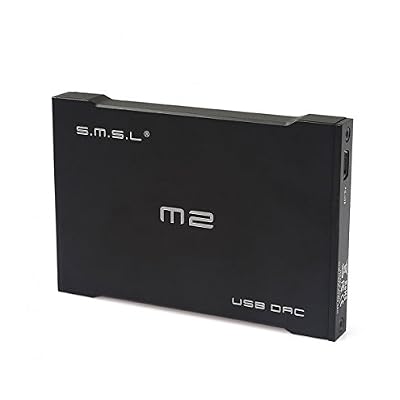 S.M.S.L SMSL M2 USB DAC Convertisseur portable + Casque amplificateur intégré avec sorti Optique, Analogique