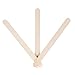 MAKARTT® 100pcs/lot Small Wooden Spatulas Wax Applicator Salon Waxing Body Hair Removal Beauty Health 4.4 * 0.36 inch ((Small Wooden Spatulas)