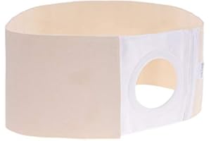 SALMUE Ceinture de stomie unisexe, Stomaabandage cutané respirant, bandage de stomie de soutien abdominal Post Colostomy, ceintures de soutien abdominal et dorsal, disponible en 3 tailles(XL)