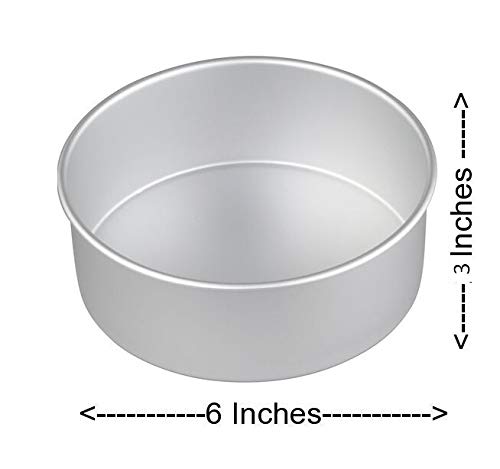 Buy Amazon Bakeware Aluminium Round Cake Pan Tin Mould 6 Inches X 3 Inches Height Online At Low Prices In India Amazon Bakeware Aluminium Round Cake Pan Tin Mould 6 Inches X 3