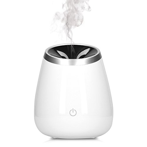 kwmobile Aroma Diffuser mit LED Stimmungslicht – Elektronischer Ultraschall Duftöldiffusor Luftbefeuchter mit RGB Farbwechsel in Weiß - 5