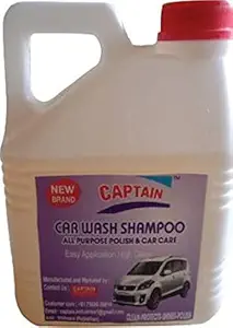 Captain Car Shampoo Concentrate - 2 LTR. (for Bucket, Foam & Snow Foam Wash)