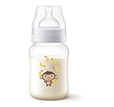 Biberón classic + con diseño mono - 260 ml
