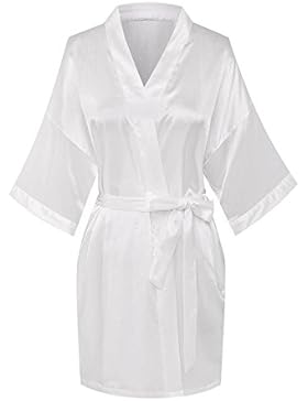 Damen Morgenmantel Bademantel Nachtwäsche 22 Version