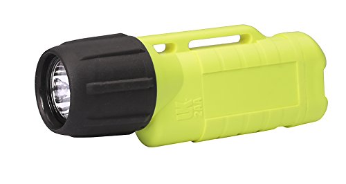 Underwater Kinetics Helm Lampe 2AA eLED, Ex, 70 Lumen, Heckschalter, safety-gelb, 15405 F